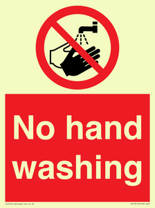 PV13413: No hand washing
