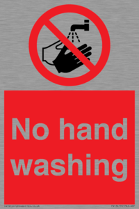 PV13413: No hand washing