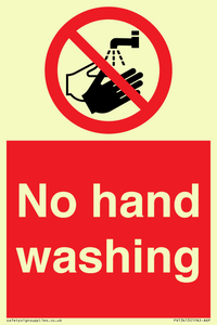 PV13413: No hand washing