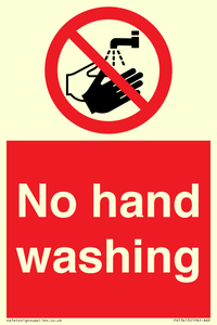 PV13413: No hand washing