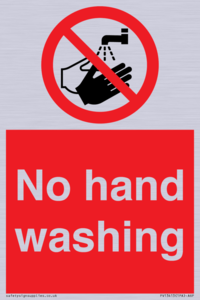PV13413: No hand washing