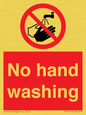 PV13413: No hand washing