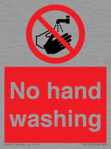 PV13413: No hand washing