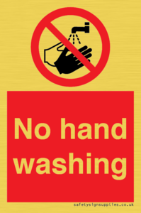 PV13413: No hand washing