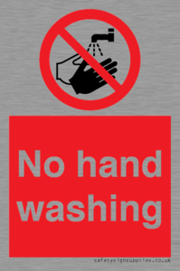 PV13413: No hand washing