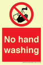 PV13413: No hand washing