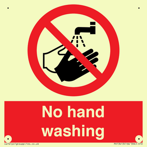 PV13413: No hand washing