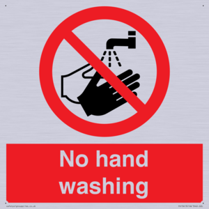 PV13413: No hand washing
