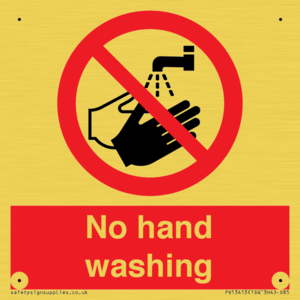 PV13413: No hand washing