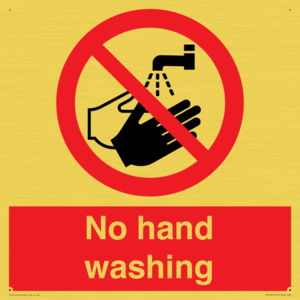 PV13413: No hand washing