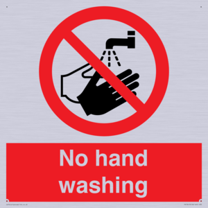 PV13413: No hand washing