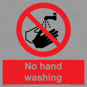 PV13413: No hand washing
