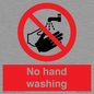 PV13413: No hand washing