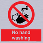 PV13413: No hand washing