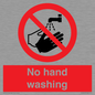 PV13413: No hand washing