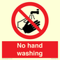 PV13413: No hand washing