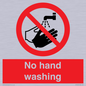 PV13413: No hand washing