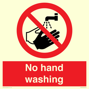 PV13413: No hand washing