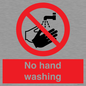 PV13413: No hand washing