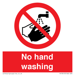 PV13413: No hand washing