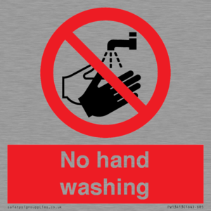 PV13413: No hand washing