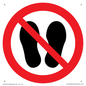 PV13535: Do not step or stand here symbol only