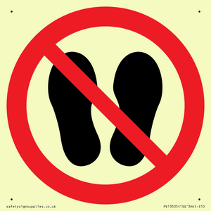 PV13535: Do not step or stand here symbol only