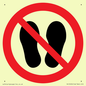 PV13535: Do not step or stand here symbol only