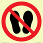 PV13535: Do not step or stand here symbol only