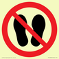 PV13535: Do not step or stand here symbol only