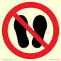 PV13535: Do not step or stand here symbol only