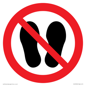 PV13535: Do not step or stand here symbol only
