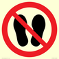 PV13535: Do not step or stand here symbol only