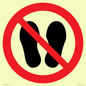 PV13535: Do not step or stand here symbol only