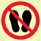 PV13535: Do not step or stand here symbol only