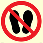 PV13535: Do not step or stand here symbol only