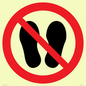 PV13535: Do not step or stand here symbol only