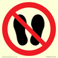 PV13535: Do not step or stand here symbol only