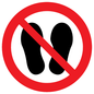 PV13535: Do not step or stand here symbol only
