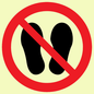 PV13535: Do not step or stand here symbol only
