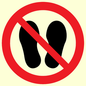 PV13535: Do not step or stand here symbol only