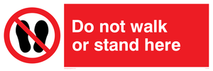 PV1361: Do not walk or stand here
