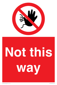 PV14352: Not this way