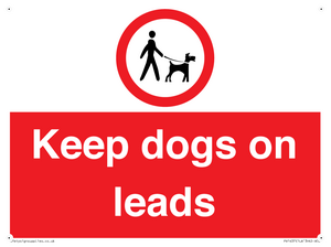 PV1437: Keep dogs on leads