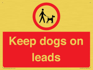 PV1437: Keep dogs on leads