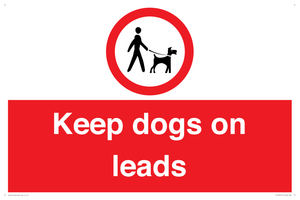 PV1437: Keep dogs on leads