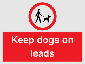 PV1437: Keep dogs on leads