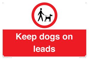 PV1437: Keep dogs on leads