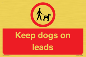 PV1437: Keep dogs on leads
