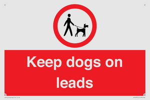 PV1437: Keep dogs on leads